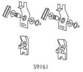 Armitage Shanks S916167 NA Contour Concealed Hangers, Bolts, and Clip