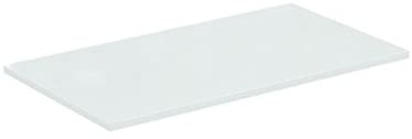 Ideal Standard CONNECT Air wooden console, for base cabinet 800mm E0849, 804x442x18mm, colour: White glossy/white matt - E0849B2