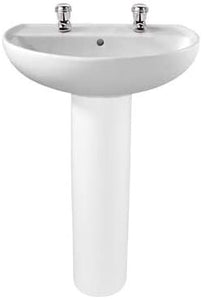 Twyford AR4112WH White Alcona 500 mm  Washbasin