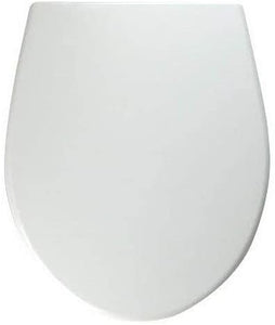Twyford Alcona Soft Close White Oval Toilet Seat WC Bathroom Top Fix Hinges