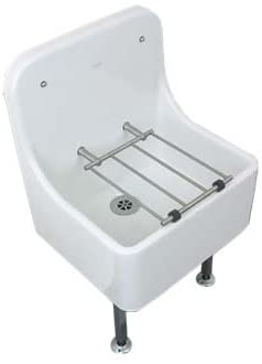 Twyford FC1044WH White Cleaners High Back Sink, 470 x 400 mm, Other