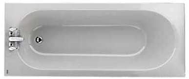 Twyford OL8502WH White Opal 1700 mm x 700 mm Rectangular Non-Jetted