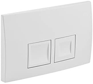 Geberit Delta50 115135111 Actuator Plate for 2 Flushes of Different Powers White