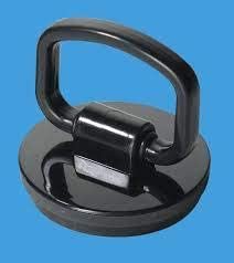 McAlpine 1̴_" Outlet Black Plastic Plug with Handle BP2H