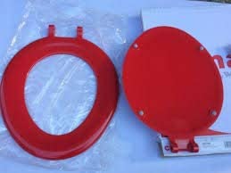 CELMAC SSA12RE Saxon SEAT & Cover S/S Hinge RED