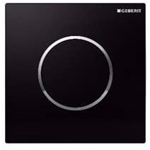Geberit 116.015.KM.1 Black / Chrome Sigma10 Urinal Flush Control with