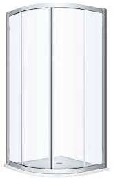 TWY 560.111.00.2 GEO 800MM Quadrant 6MM Glass