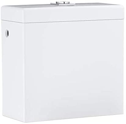 Grohe Cube 39489000 Surface-Mounted Cistern Ceramic Connection on Side Alpine White