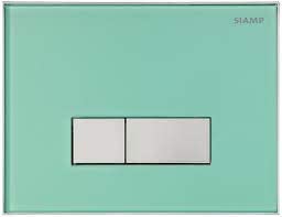 Siamp 31193260 Reflet 90 Flush Plate Natural Green
