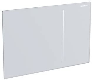 Geberit Sigma70 Flush Plate for Sigma 12cm White Glass - Flush Bathrooms