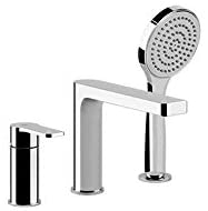 Gessi Corso Venezia 47134 countertop bath tap with handshower