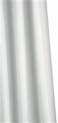 Croydex 200cm x 180cm Long Drop Textile Curtain (White) - GP85115