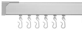 Croydex Mod 400 760 x 1675 mm Angled Rail, Silver