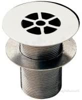 Twyford WF4345CP Polished Chrome Slotted Waste Fitting, 32 mm, Shower