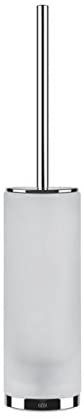 Gessi Emporio 38845 Toilet Brush Holder, Chrome and Frosted Glass