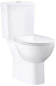 GROHE BAU Ceramic Close Coupled Slow Close WC Set, Alpine White, 39347000