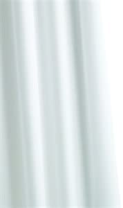Croydex AF286822H White Hygiene 'N' Clean Textile Shower Curtain,