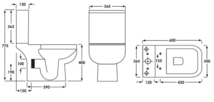 Arley 600 Full Bathroom Suite