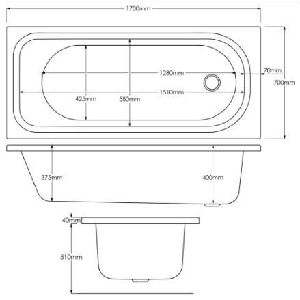 Arley 600 Full Bathroom Suite