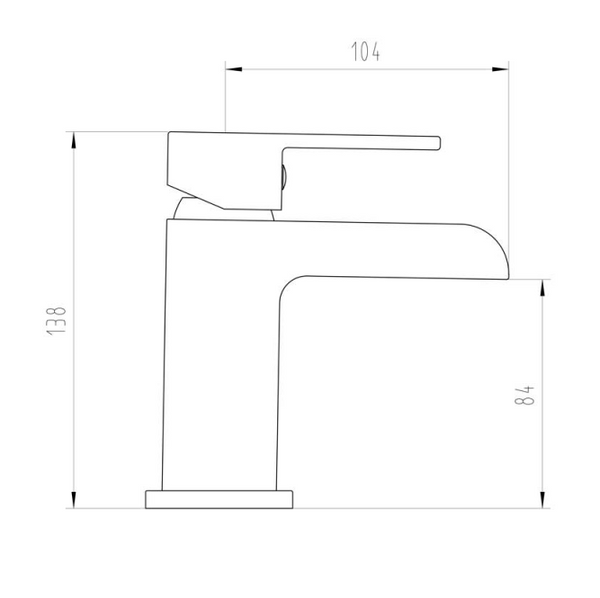 Eazee Waterfall Basin Mixer