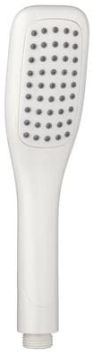 Croydex Essentials Single Function Shower Handset with Rub Clean Nozzles, White