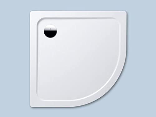 KaldeweiåʉÛÒåÊSteel Shower Tray Ambiente Arrondo 872åʉÛÒåÊ1åÊAntislip 1000åÊx 1000åÊmm Alpinweiss