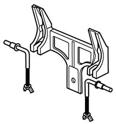 Armitage Shanks S913867 NA Portman 21 Concealed Brackets and Clamps for 21, 40 cm Basins