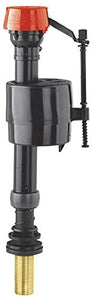 Fluidmaster PRO45B Fill Valve with Brass Shank, Black
