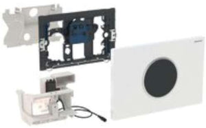 Geberit 115.907. KN. 1í«ÌÎ_Matt Chrome Sigma10í«ÌÎ_Electronic, Network,/Bright Chrome
