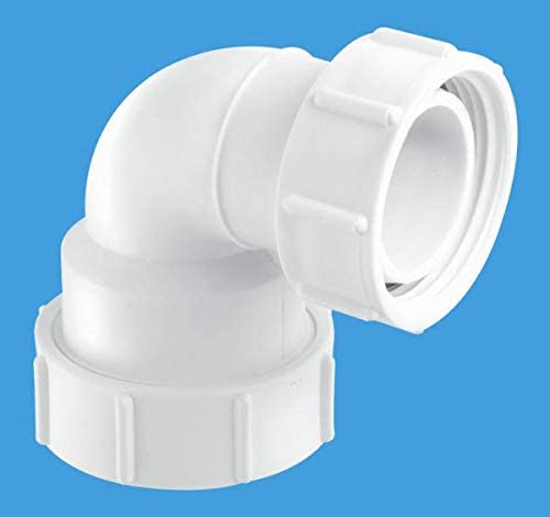 McAlpine 1 1/4” 95 Degree Multifit Bend x BSP Coupling Nut S5MA