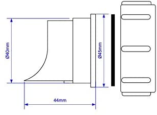 McAlpine Blank Plug, Nut and Washer SM10PLUG
