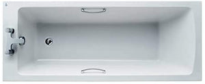 Ideal Standard E156201 Tempo 170cm x 70cm Idealform Water Saving Bath with Chrome Handgrips