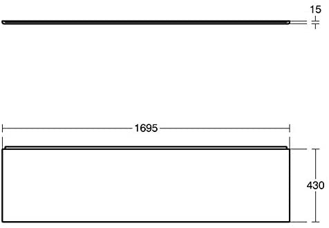 Ideal Standard E109601 Concept Freedom 1695 mm Front Bath Panel