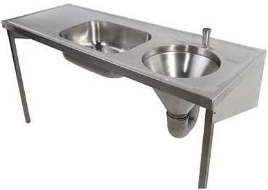 TWYFORD PS8105SS 1.6M LH Disposal Hopper and WORKTOP