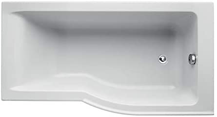 Ideal Standard E154401 Concept Air 150cm x 80cm Idealform Right Hand Shower Bath with No Tap Holes