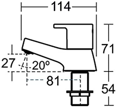 Ideal Standard B1147AA Calista Bath Pillar taps, Chrome