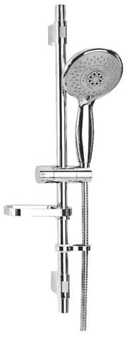 Croydex Contour 4 Function Flexi-Fit Shower Set Handset with Riser Rail and 1.5m Hose