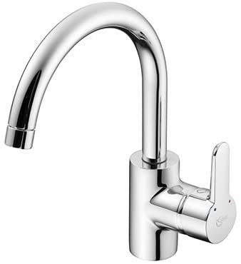 Ideal Standard B9993AA Chrome Concept Blue Single Handle Kitchen Tap