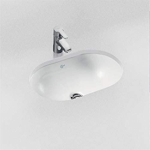 Ideal Standard E502001 Concept Oval 55cm Under-Countertop Washbasin
