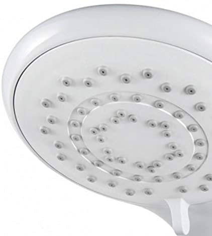 Triton T80si Pumped Tank Fed White & Chrome Electric Shower 9.5kW + Riser Rail