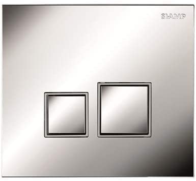Siamp 31207260 Square Flush Plate Bright Chrome/Matt Chrome