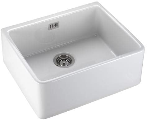Leisure Belfast 1.0 Bowl Ceramic White Kitchen Sink