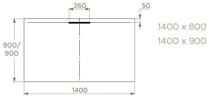 Just Trays Evolved Rectangle Shower Tray