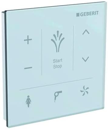 Geberit Wall Control Panel for Geberit Aquaclean Mera: White Glass (147.038.SI.1)
