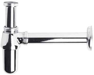 Twyford WF8606CP Chrome 1/4" Bottle Trap with Extension, Shower
