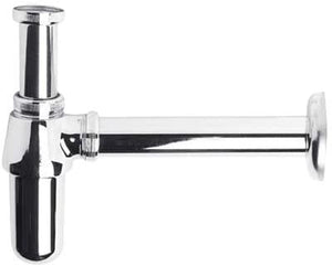 Twyford WF8606CP Chrome 1/4" Bottle Trap with Extension, Shower