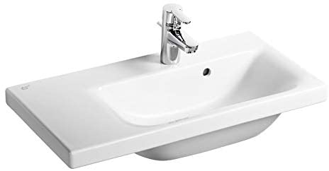Ideal Standard E134101 Concept Space 70cm Washbasin for Pedestal or Furniture Use Left Hand 1 Tap Hole