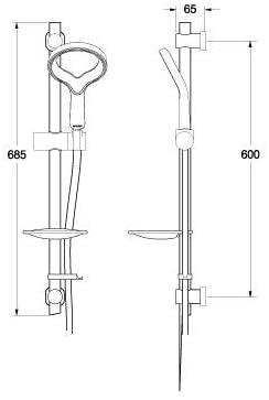 Methven Aurajet Aio Easy Fit Shower Kit