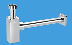 McAlpine CP Brass Basin Kit with Square Bottle Trap CA32SQUK-CB