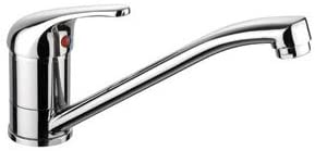 Leisure Aquaflow 3 Single Lever Mono Kitchen Sink Mixer Tap Chrome
